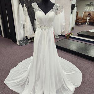 Mary's 3Y370 Size 6 Ivory Bridal Gown/Wedding Dress